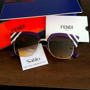 Fendi Waves Square Sunglasses
